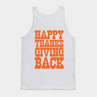 You've Got Mail Happy Thanksgiving Back Tank Top